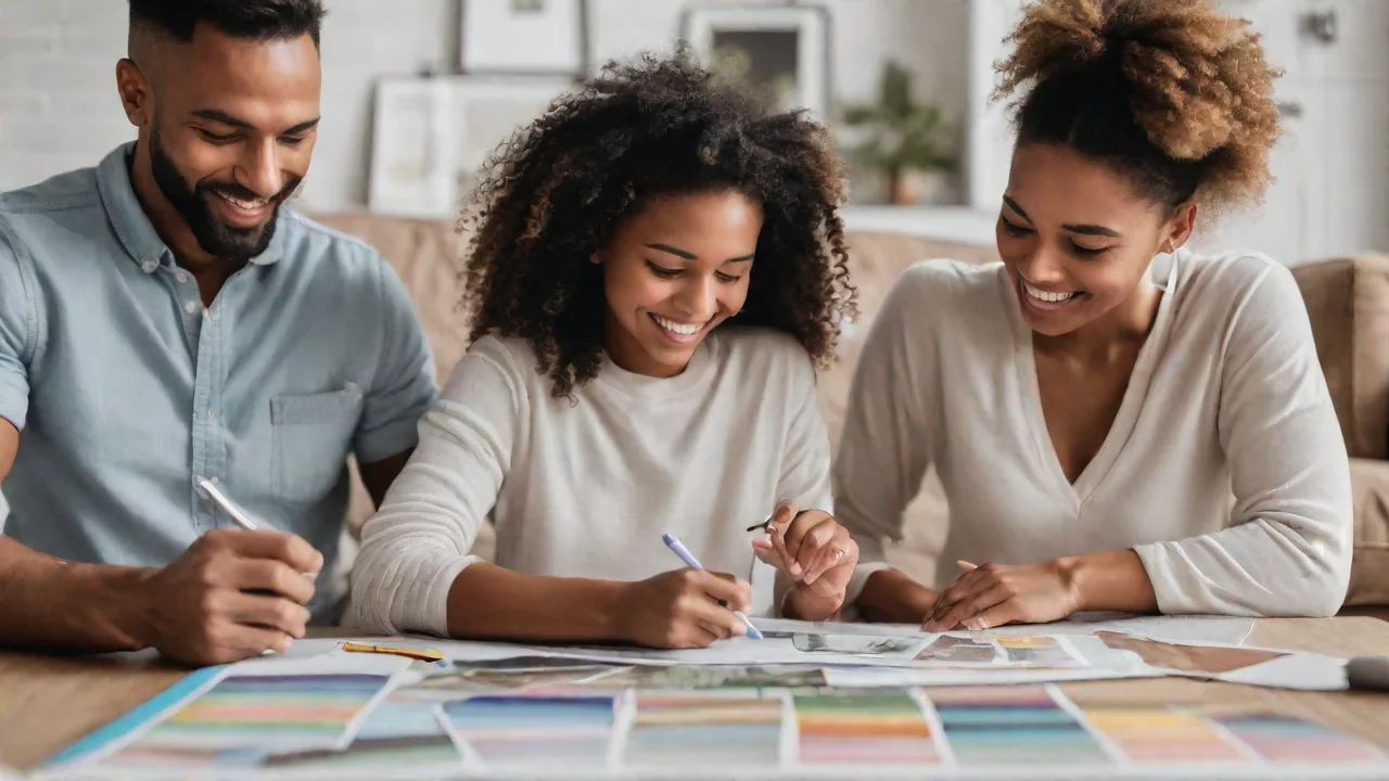 Creating a Family Vision Board to Promote Mindful Goals